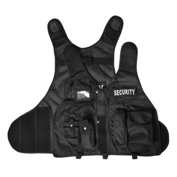 Plan Black Security Hi Vis Vest Back