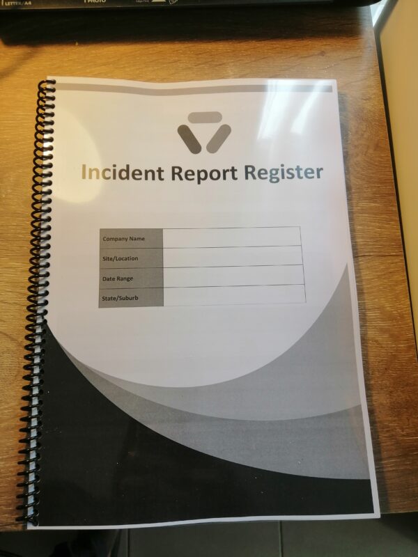 Incident Report Form Victoria