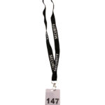 Crowd Control Number Lanyards