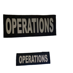 Operations Patch for Tactical Vest
