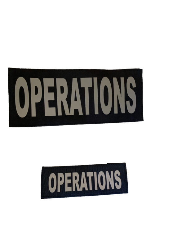 Operations Patch for Tactical Vest