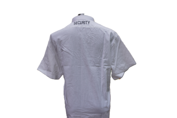 White Epaulet Security Shirt Australia